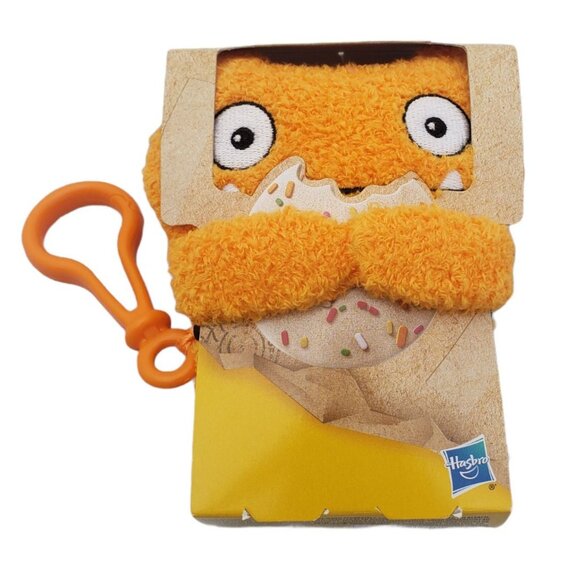 Hasbro Ugly Dolls To Go Keychain Stuffed Plush Clip Toy 5"  Wage Orange-Yellow - Picture 1 of 6